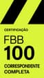 Selo de certificação FBB100 — correspondente bancário completo